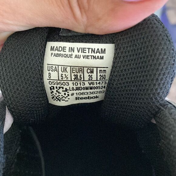 Reebok Running Shoes Purple size 8 - Picture 4 of 6